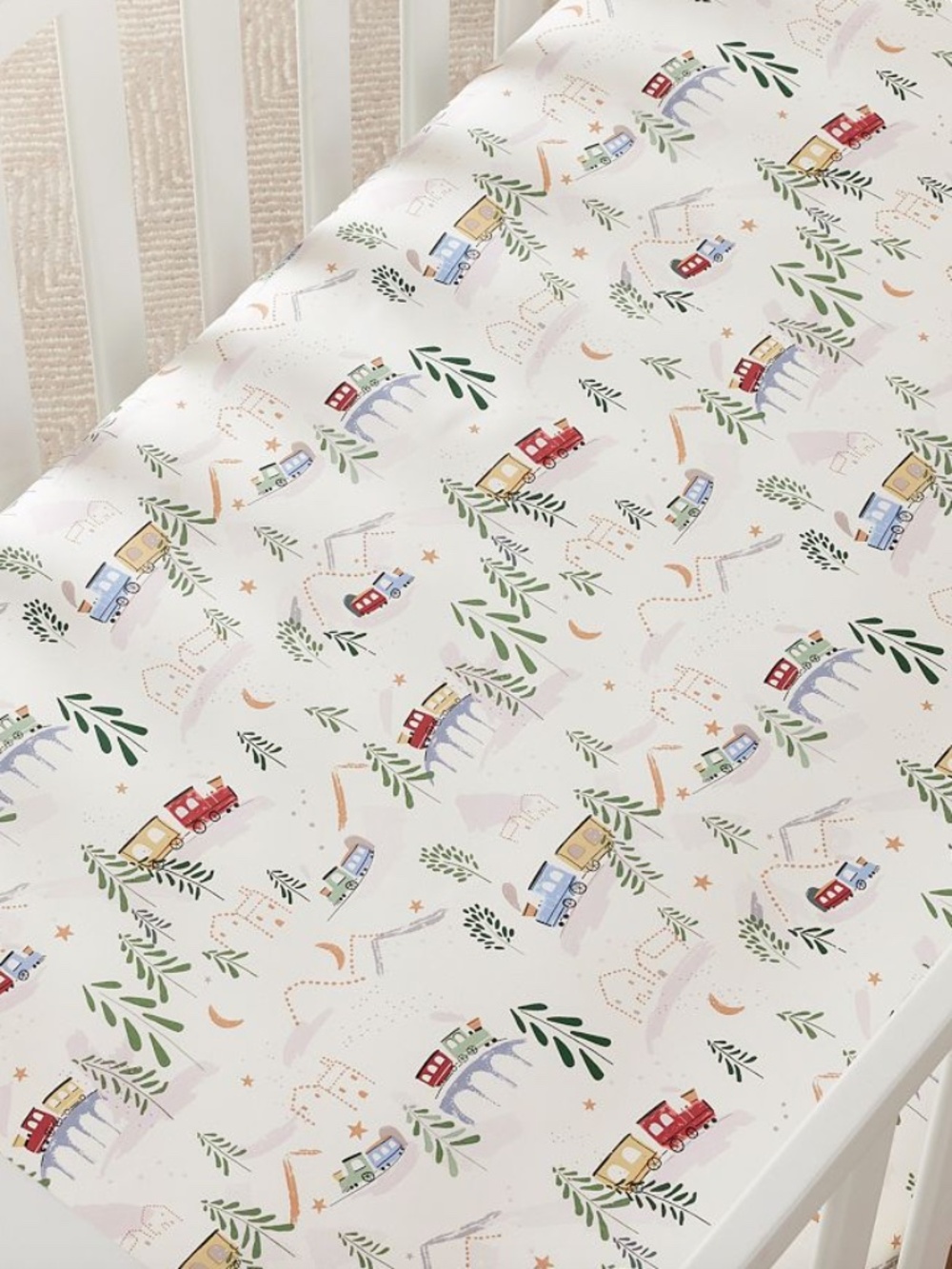 Pottery Barn Baby Holiday Crib Fitted Sheet